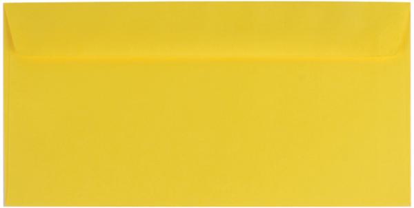 25 farbige Briefumschläge / Din lang / Farbe: gelb