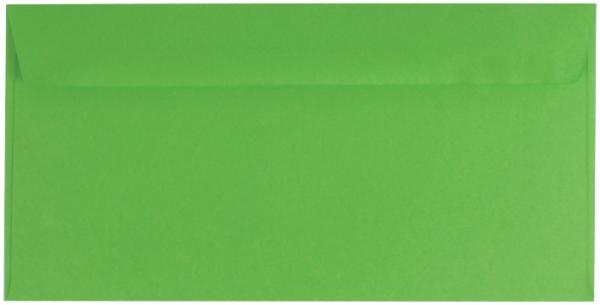 25 farbige Briefumschläge / Din lang / Farbe: grün
