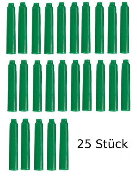 25 Füllerpatronen / Tintenpatronen / Farbe: grün