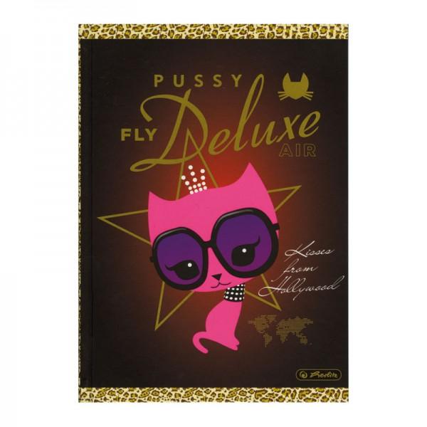 2er Pack Herlitz Boutiquebuch / Notizbuch "Pussy Deluxe" / 2 verschiedene Cover