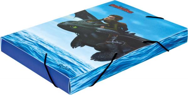 2x DRAGONS Heftbox / DIN A4 / aus PP / 2 verschiedene Motive