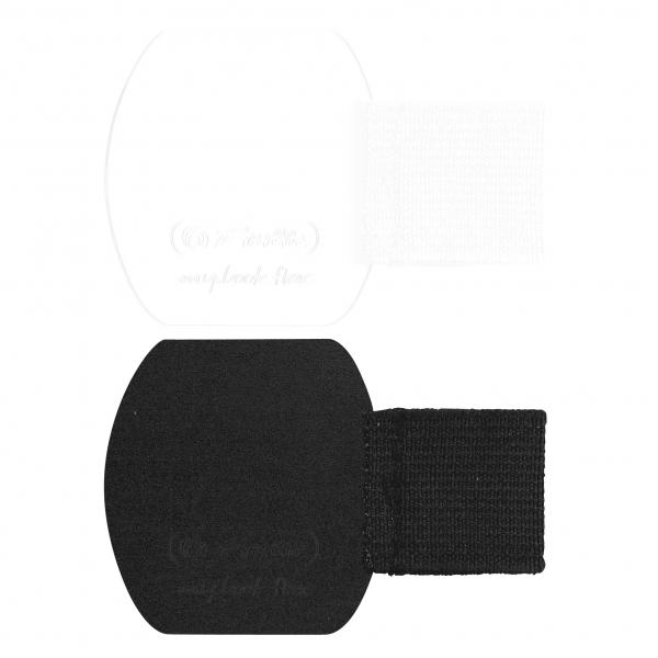 2x Herlitz Stiftehalter / selbstklebend / Farbe: je 1x weiß + schwarz