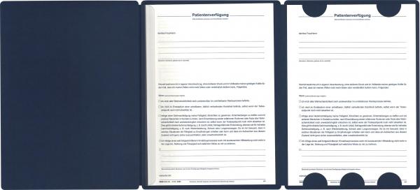 2x Patientenverfügung mit Mappe / mit Betreuungsverfügung, Vorsorgevollmacht,...