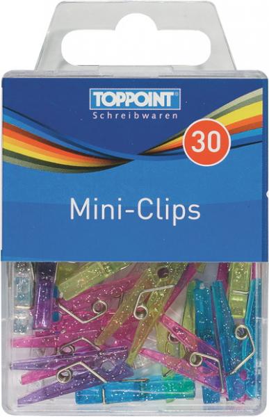 30 Mini Klammern Mini Clips