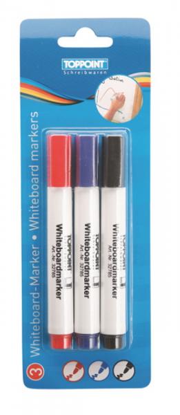 30 Whiteboardmarker Whiteboard Marker blau rot schwarz