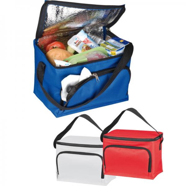 3x Kühltasche / Größe: ca. 200x150x150mm / Farbe: je 1x blau, rot und weiß