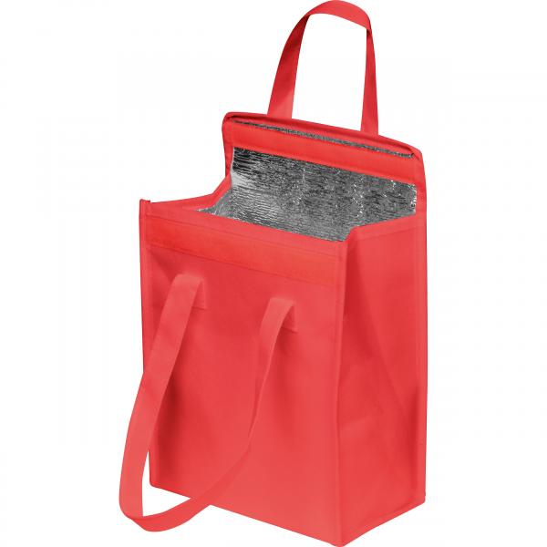 3x Kühltasche mit Klettverschluss / Farbe: je 1x schwarz, blau und rot