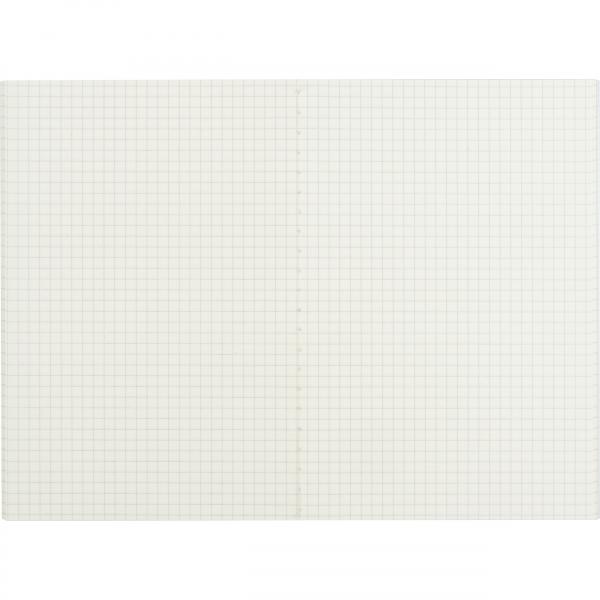 4x Notizbuch / Notizheft DIN A5 / 100 karierte Seiten / Farbe: blau