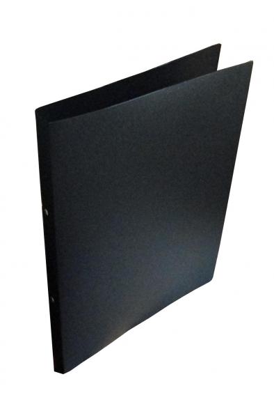 4x Ringbuch / A4 / Rücken: 30mm / 2-Ring-Mechanik / aus PP / Farbe: schwarz