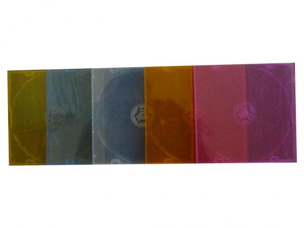 5 DVD CD Hüllen Soft-Slimcase unzerbrechlich
