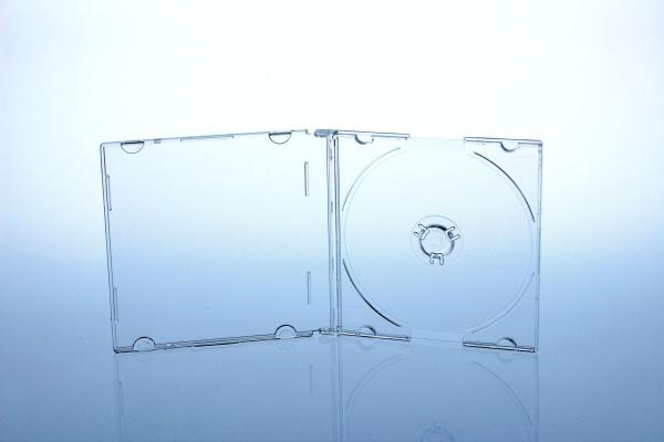 5 Mini DVD CD Hüllen 8cm slimcase clear