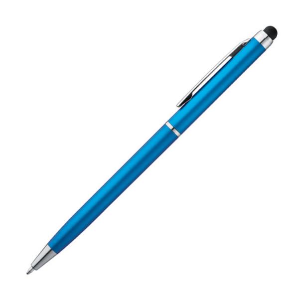 5 Touchpen Kugelschreiber / Farbe: hellblau