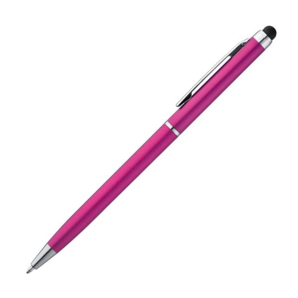 5 Touchpen Kugelschreiber / Farbe: pink