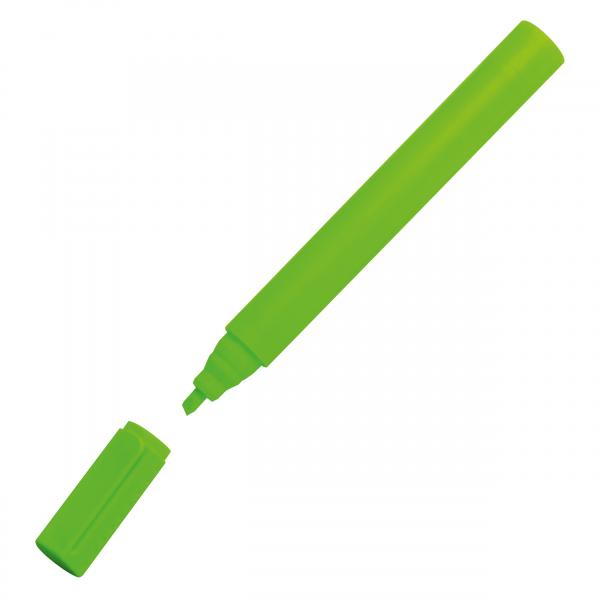 5 XXL Textmarker / Größe: ø 2,2 x 22,6 cm / Farbe: hellgrün