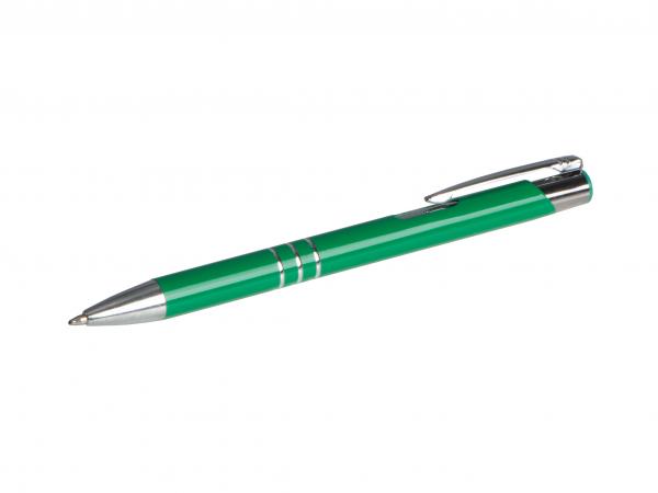 50 Kugelschreiber aus Metall / Farbe: mittelgrün