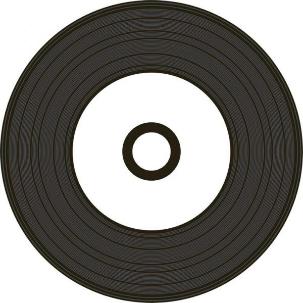 50 MediaRange Rohlinge vinyl printable black CD-R 52x