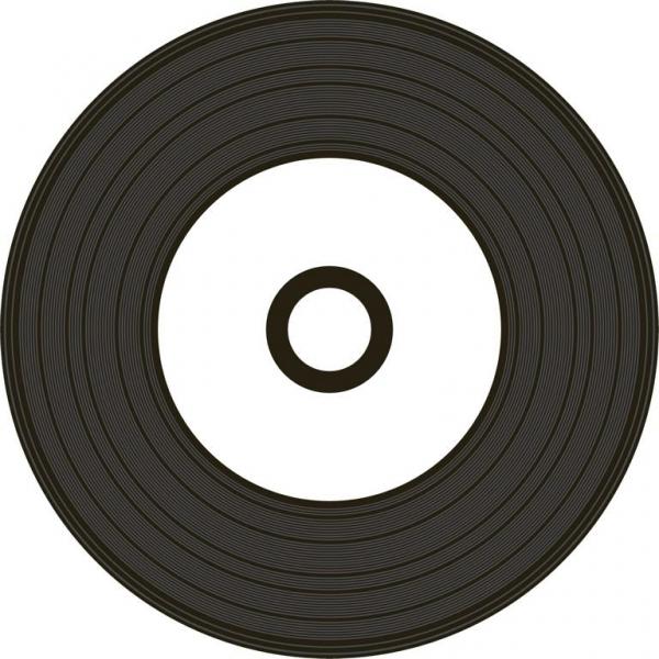 50 MediaRange Rohlinge vinyl printable black CD-R 52x
