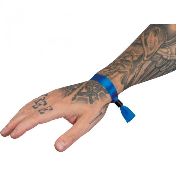 50x Einlassband / Festival Eintrittsbänder / aus Polyester / Farbe: blau