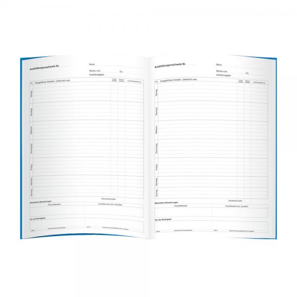 5x Herlitz Ausbildungsnachweis / Berichtsheft / DIN A4 / 28 Blatt