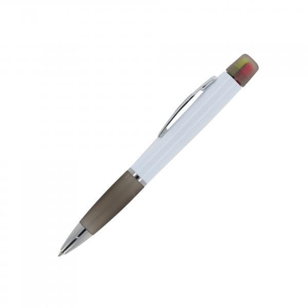 5x Kugelschreiber / mit dreifarbigen Textmarker / 5 Farben