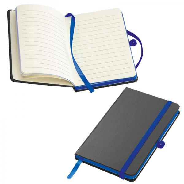 5x Notizbuch / DIN A6 / 160 S. / liniert / PU Hardcover / 5 Farben