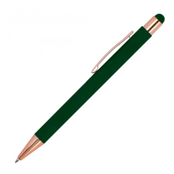 5x Touchpen Kugelschreiber "Rosegold" / aus Metall / 5 Farben