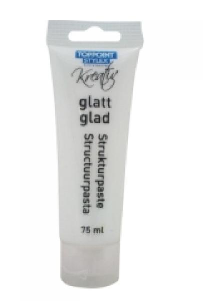 6 Tuben Strukturpaste 75ml glatt weiß für Acrylfarbe