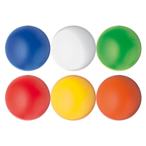 6x Anti-Stressball / Wutball / Knautschball /  6 verschiedene Farben