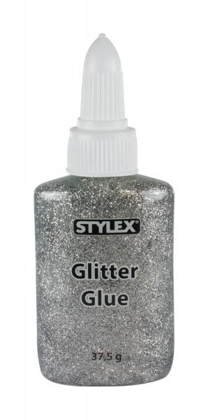 6x Glitter Glue / 37,5g je Flasche / flüssig / 6 verschiedene Farben