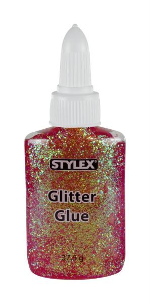 6x Glitter Glue / 37,5g je Flasche / flüssig / 6 verschiedene Farben