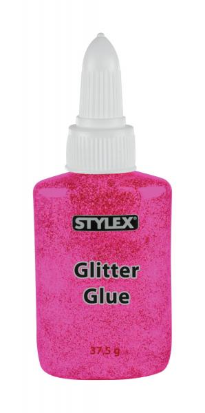 6x Glitter Glue / 37,5g je Flasche / flüssig / 6 verschiedene Farben