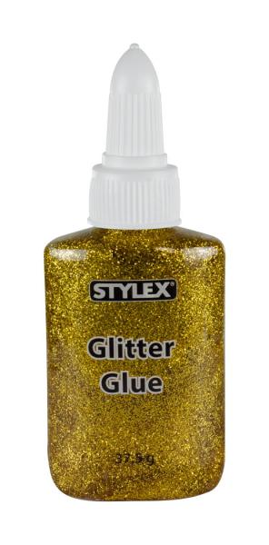 6x Glitter Glue / 37,5g je Flasche / flüssig / 6 verschiedene Farben