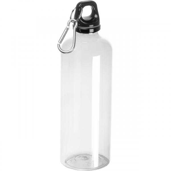 6x Sporttrinkflasche mit Karabinerhaken / 600ml / 6 Farben