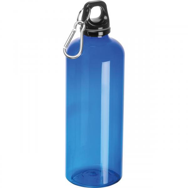 6x Sporttrinkflasche mit Karabinerhaken / 600ml / 6 Farben