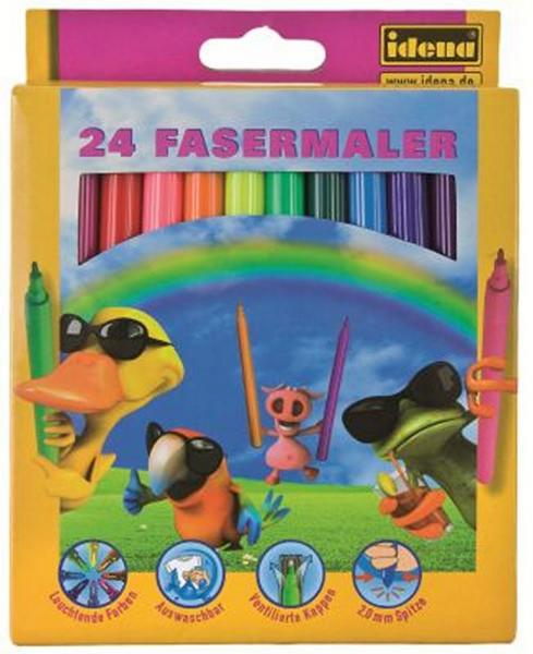 72 (3x 24) Fasermaler / Filzstifte / 24 verschiedene Farben