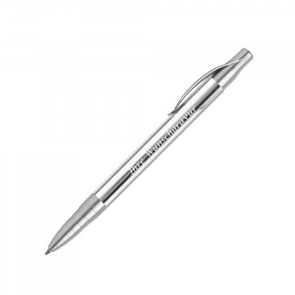 7x Kugelschreiber mit Gravur / aus Metall / 7 Farben