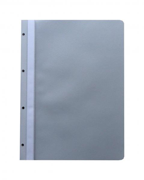 Ablage-Schnellhefter / Archiv-Hefter mit Lochung zum Abheften / Farbe: grau