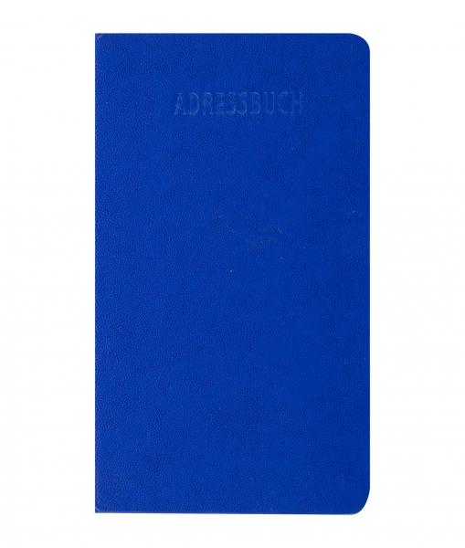 Adressbuch und Telefonbuch / 9,2 x 15,8cm / Farbe: blau