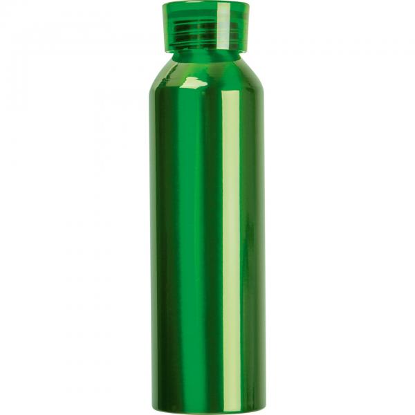 Aluminium Trinkflasche mit Gravur / mit Trageschlaufe / 600ml / Farbe: grün