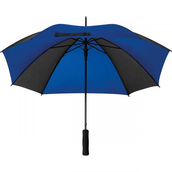 Automatik-Regenschirm / Farbe: blau-schwarz