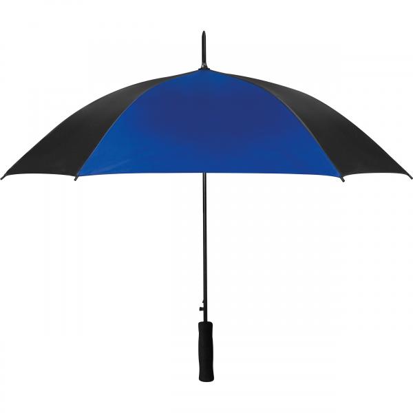 Automatik-Regenschirm / Farbe: blau-schwarz