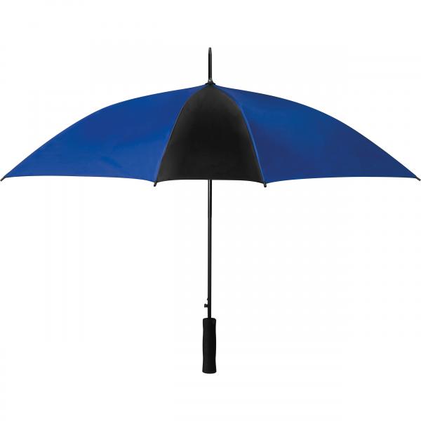 Automatik-Regenschirm / Farbe: blau-schwarz