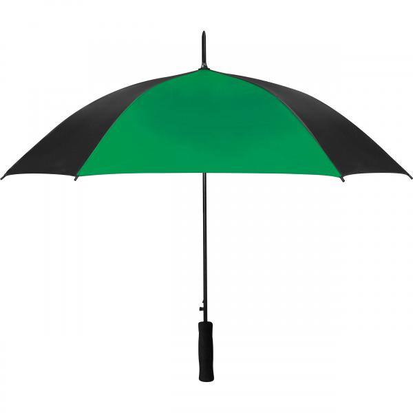 Automatik-Regenschirm / Farbe: grün-schwarz