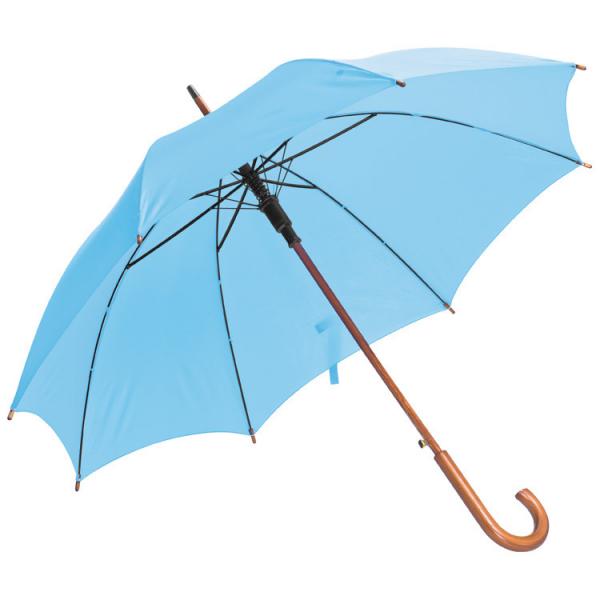 Automatik-Regenschirm / Farbe: hellblau