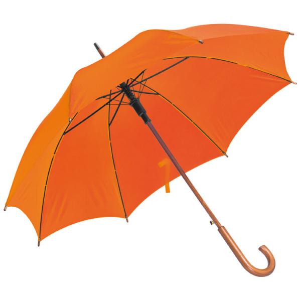 Automatik-Regenschirm / Farbe: orange