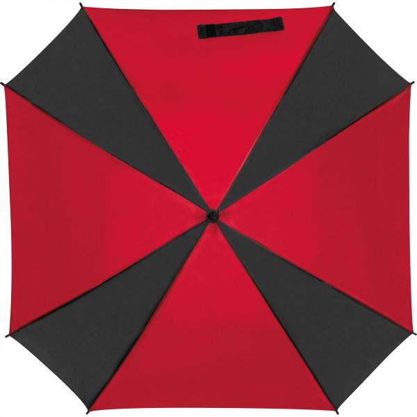 Automatik-Regenschirm / Farbe: rot-schwarz