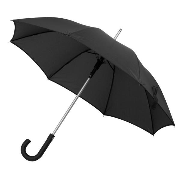 Automatik-Regenschirm / mit Alugestänge / Farbe: schwarz