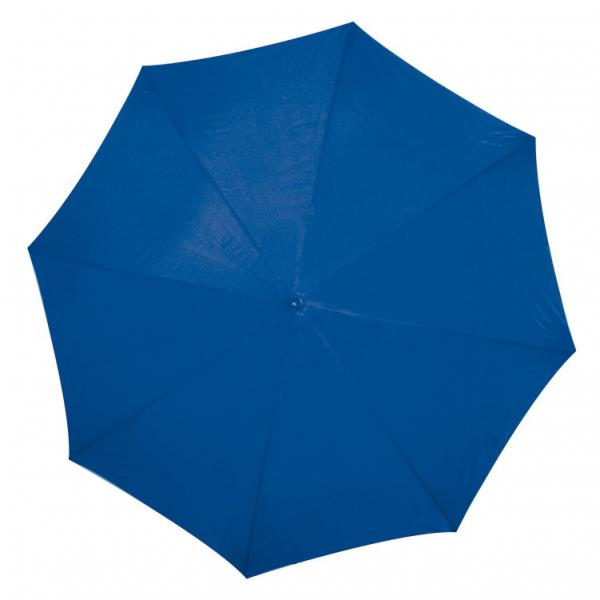 Automatik-Regenschirm mit Gravur / Farbe: blau
