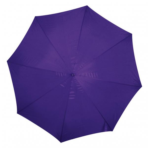 Automatik-Regenschirm mit Gravur / Farbe: lila