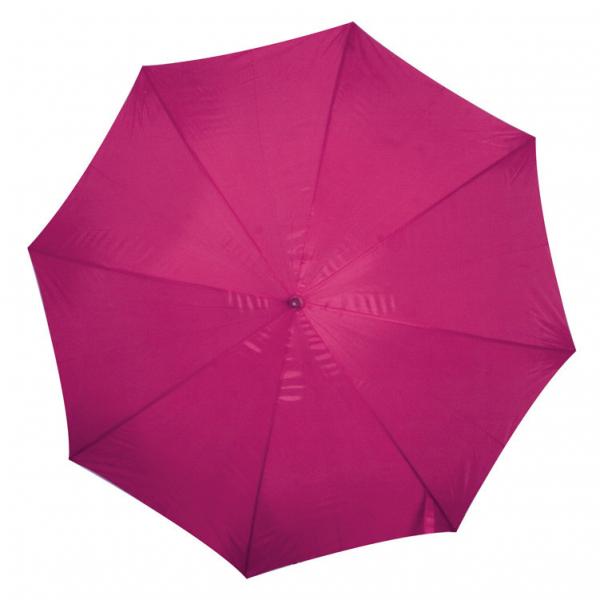 Automatik-Regenschirm mit Gravur / Farbe: pink